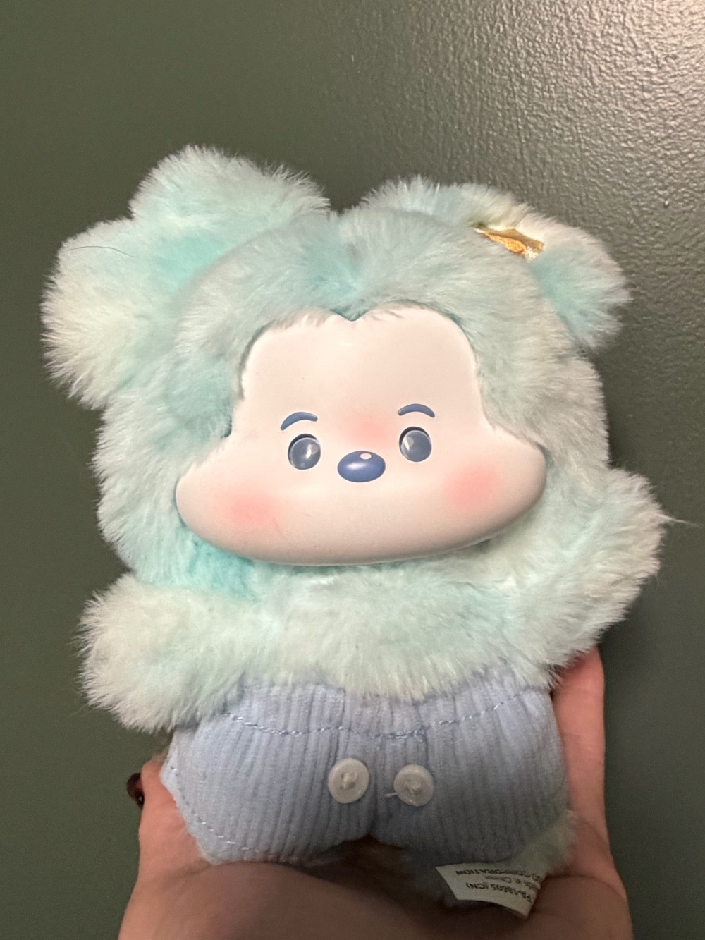Miniso Mickey head in the clouds plush keychain- sunny sky